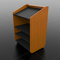 Woodwork Basic Lectern With Mic PDF Plans